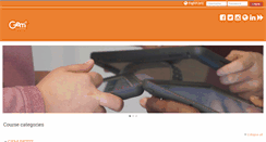 Desktop Screenshot of moodle.escolagem.cat